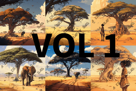 Blending Worlds: How Anime African Savannah Vol 1 Redefines Digital Background Design