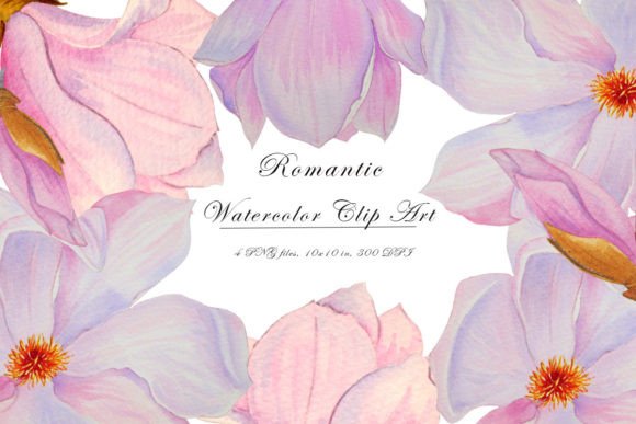 Evaluating Pink Magnoly Watercolor Clipart for Professional Design Workflows