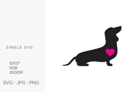 Evaluating the Dachshund Small Dog with Big Heart Logo for Creative Projects