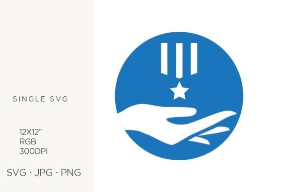 Evaluating the Hand Holding Blue Star Medal Digital Asset for Creative Projects