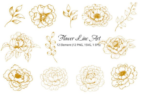 Gold Botanical Line Art: Strategic Visual Assets for Brand Elevation