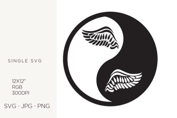 Strategic Visual Harmony: Leveraging Yin Yang, Balance Symbol, and Angel Wings in Digital Design
