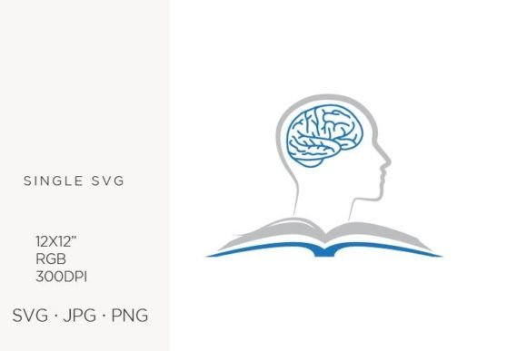 Visualizing Knowledge: The Strategic Value of Human Brain and Open Book Graphics in Modern Design