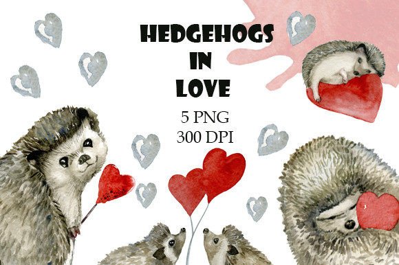 Watercolor Clipart Hedgehogs: Bringing Hand-Painted Charm to Your Creative Projects