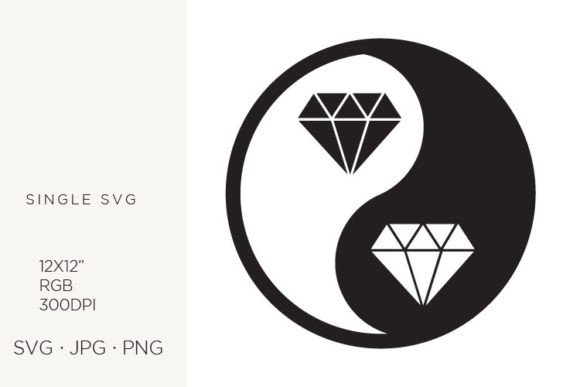 Yin Yang, Balance Symbol, and Diamond: A Guide to Vector Design Assets